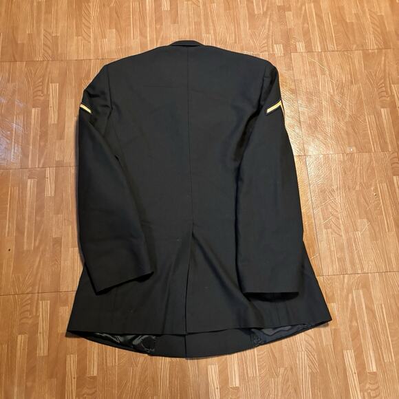 Vintage US Army Dress Green Jacket 37S PFC Military Uniform Coat - Picture 6 of 6